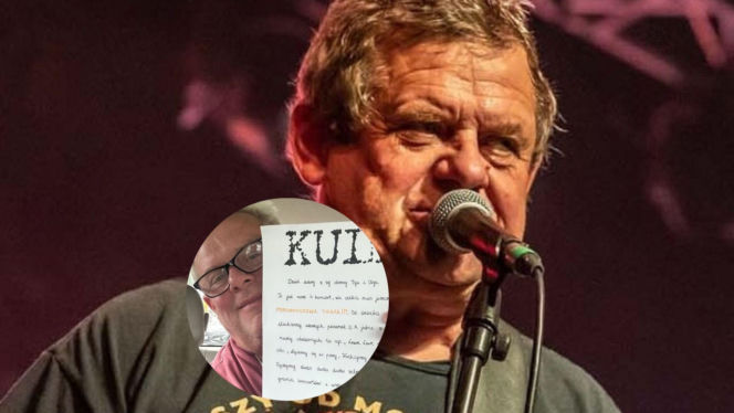 Kazik Staszewski podzielił się pięknym listem! Lider Kultu otrzymał go od wyjątkowych fanek