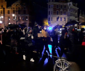 Protest na ulicach Torunia 28 stycznia