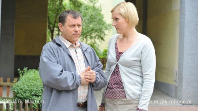 M jak miłość. Henio (Tadeusz Chudecki), Matylda (Ewa Konstancja Bułhak)