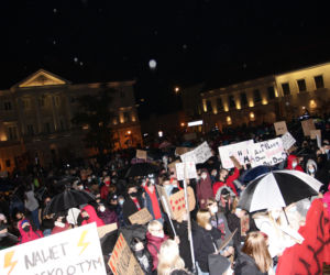 30 października - protesty w Kielcach