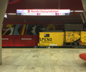 Speno szlifuje tory metra