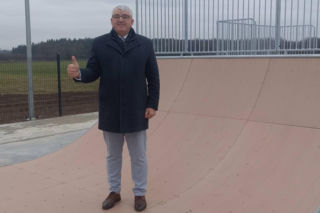 Skatepark w Sarnakach w powiecie łosickim