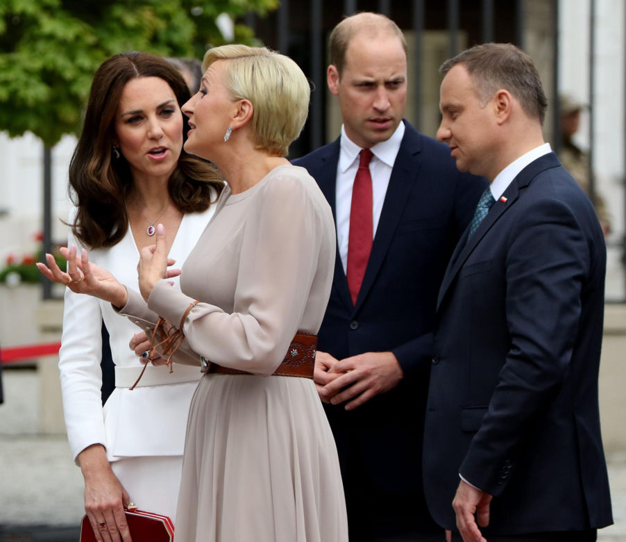 Agata Duda w wiosennych pastelach