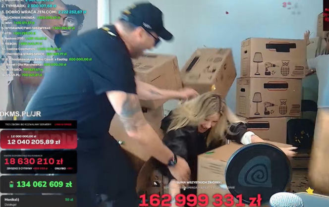 Najciekawsze akcje podczas streama Łatwoganga