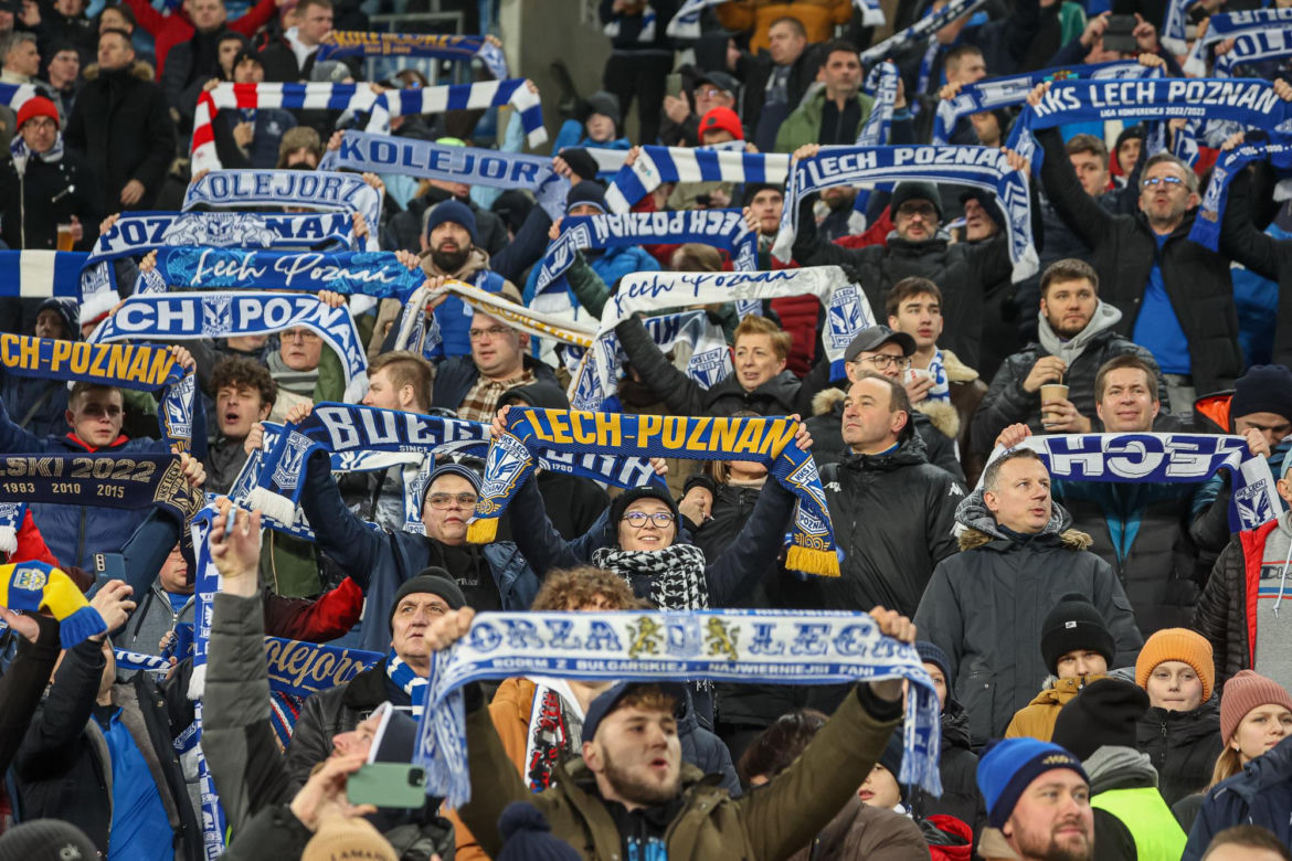 Lech Poznań - Zagłębie Lubin. Tak bawili się kibice na meczu PKO BP Ekstraklasy (10.02.2024)