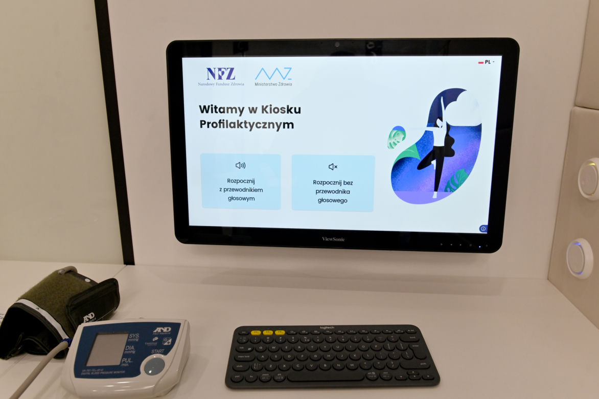W siedzibie zachodniopomorskiego NFZ stanął Kiosk Profilaktyczny