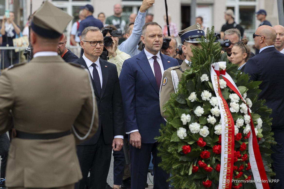 Andrzej Duda i Karol Nawrocki uczcili pamięć powstańców na Woli
