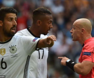 Sami Khedira, Jerome Boateng i Szymon Marciniak, reprezentacja Niemiec