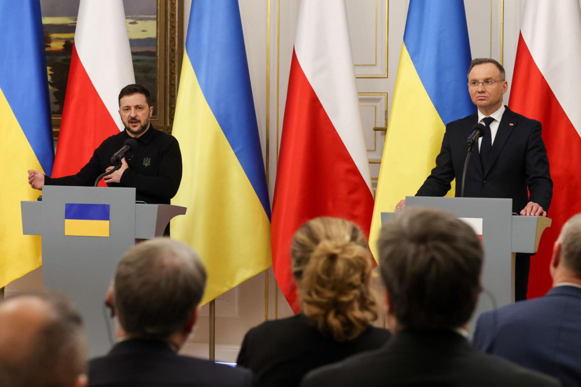 Prezydent RP Andrzej Duda i prezydent Ukrainy Wołodymyr Zelenski