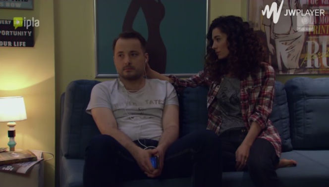 Pierwsza miłość odc. 2116. Bartek (Rafał Kwietniewski), Paulina (Julia Pogrebińska)