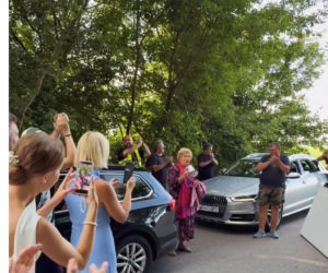 M jak miłość nowy sezon. Dorota (Iwona Rejzner), Natalka (Dominika Suchecka), Barbara (Teresa Lipowska) na planie