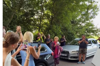 M jak miłość nowy sezon. Dorota (Iwona Rejzner), Natalka (Dominika Suchecka), Barbara (Teresa Lipowska) na planie
