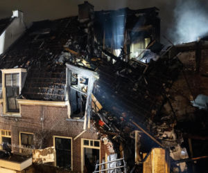 Dwa wybuchy i wielki pożar w centrum Utrechtu. Co najmniej jedna osoba ranna