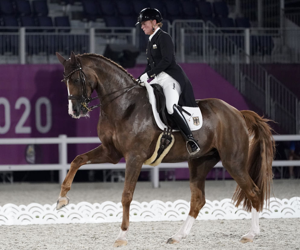 Isabell Werth na koniu Bella Rose 2
