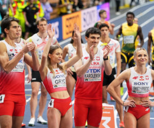 Halowe Mistrzostwa Świata w Lekkoatletyce Kujawy Pomorze 26 w Toruniu: Zdjęcia kibiców i zawodników z soboty, 2. dnia imprezy