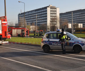 Zablokowana ul. Banacha. Rozszczelniły się butle z acetylenem!