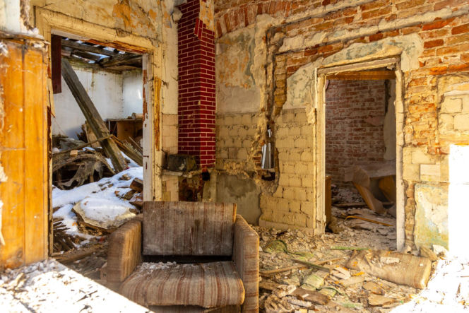 Ruiny domu Wedla w Otwocku