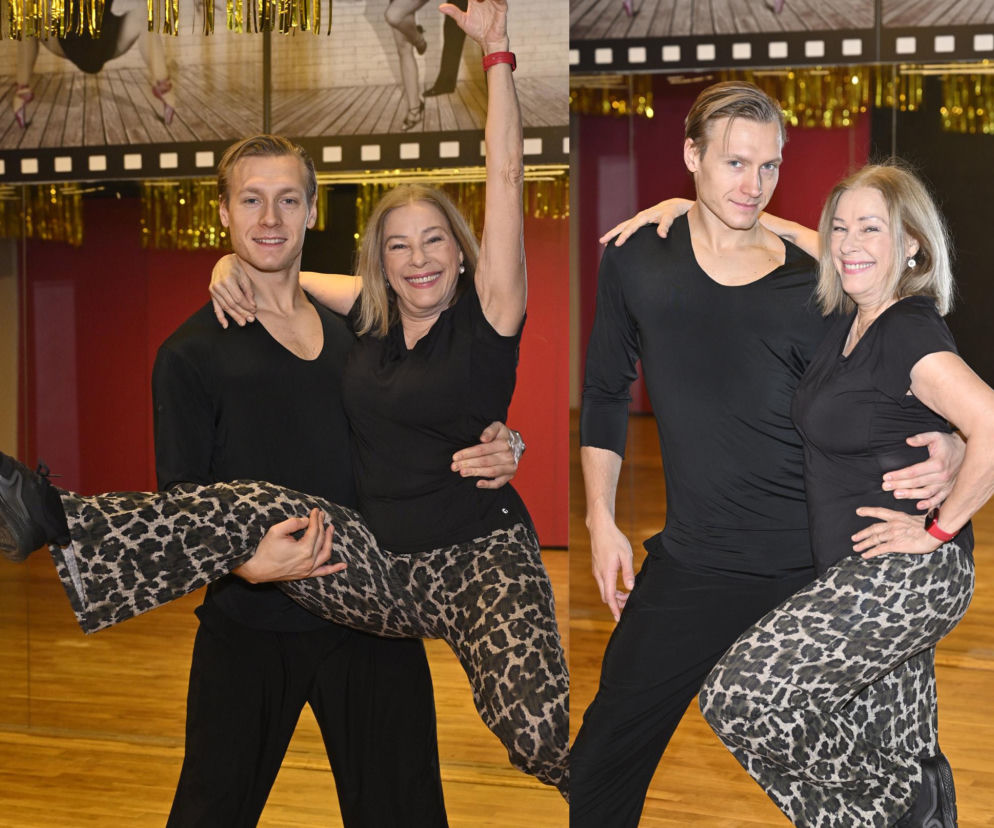 Małgorzata Potocka na próbach do Tańca z Gwiazdami