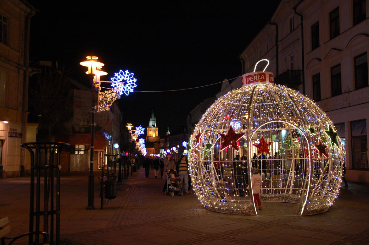 Iluminacje Bożonarodzeniowe Lublin 2015