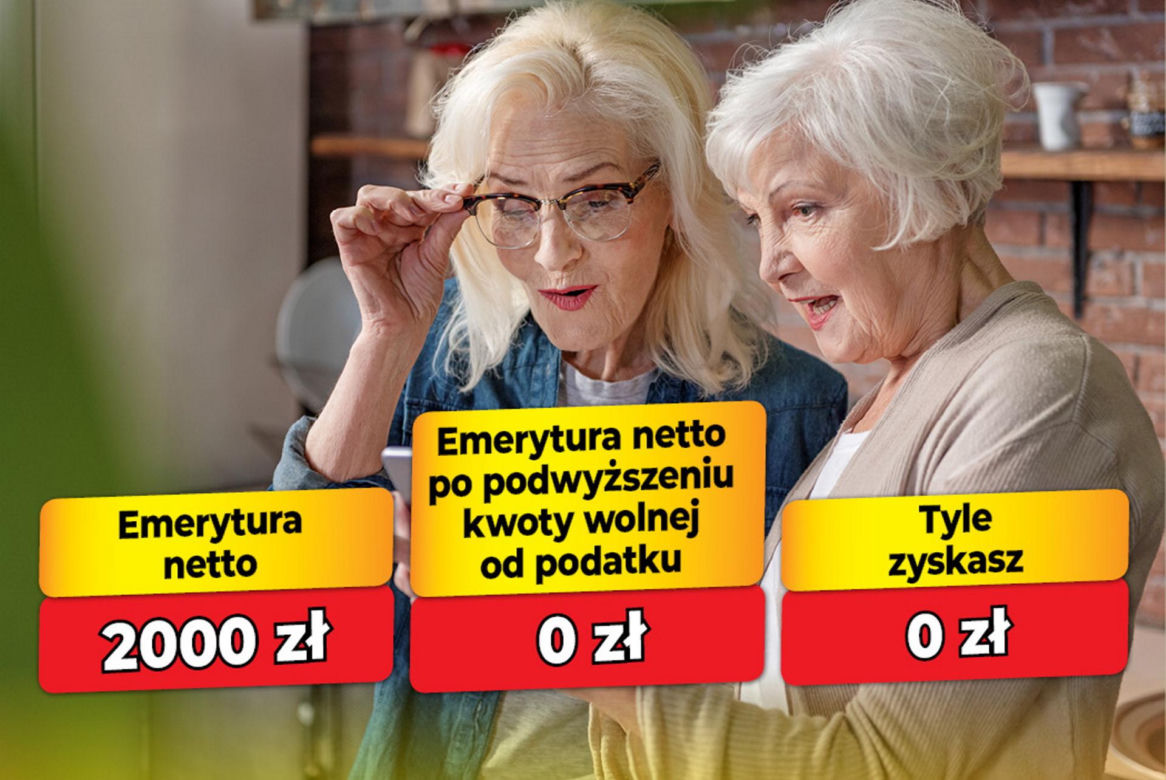 Tyle wzrośnie twoja emerytura przy wyższej kwocie wolnej od podatku!