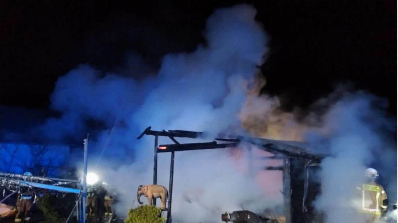 Tragiczny pożar w Borównie. Nie żyją dwie osoby