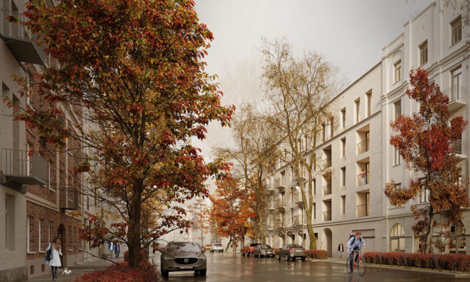 Projekt TBS Stalowa 55-57 w Warszawie, proj. WXCA