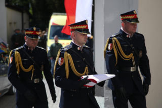 Politycy na pogrzebie Łukasza Litewki