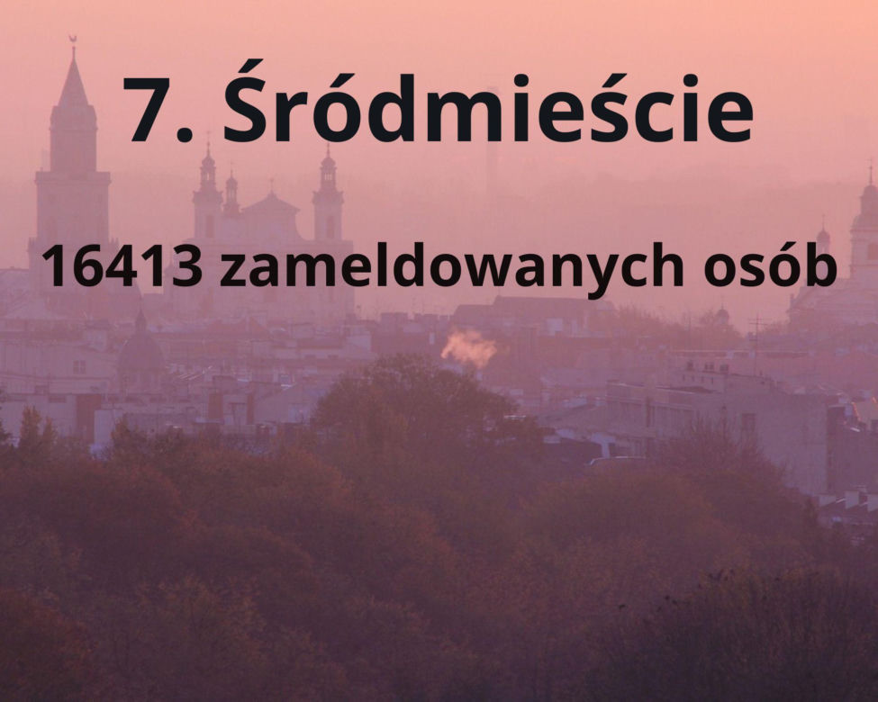 W tych dzielnicach w Lublinie mieszka najwięcej osób!