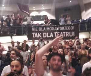 Protest w Teatrze Polskim