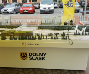 Makieta Dolnośląskiego Centrum Sportu, które powstanie w Jakuszycach