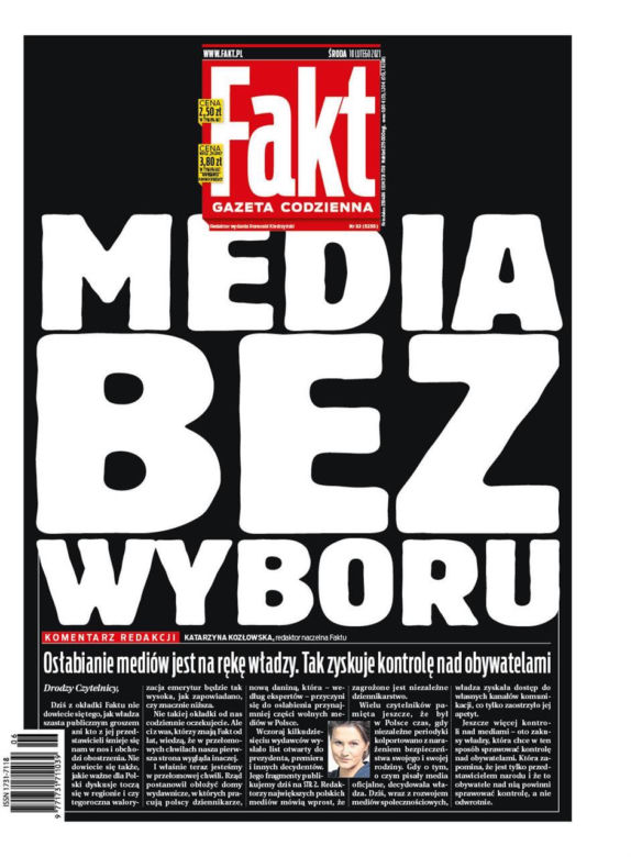 Media bez wyboru. Okładki największych dzienników w Polsce. Co się dzieje?