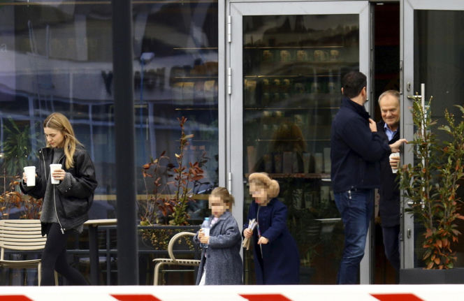 Rodzinna kawka Tuska