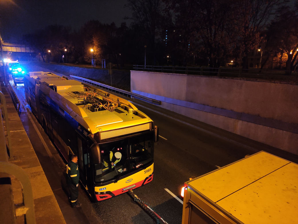 Wypadek autobusu