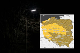 Ostrzeżenia IMGW dla całej Polski. Żółte alerty pozostaną w mocy aż do rana