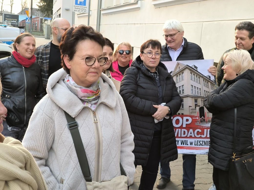 Pikieta Lekarzy w Lesznie