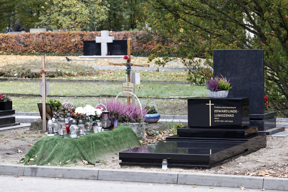 Edward Linde-Lubaszenko. Grób