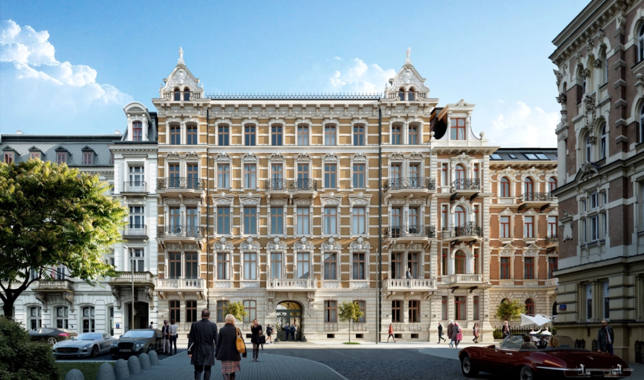 Apartamenty w warszawskiej kamienicy przy ul. Foksal 13/15 
