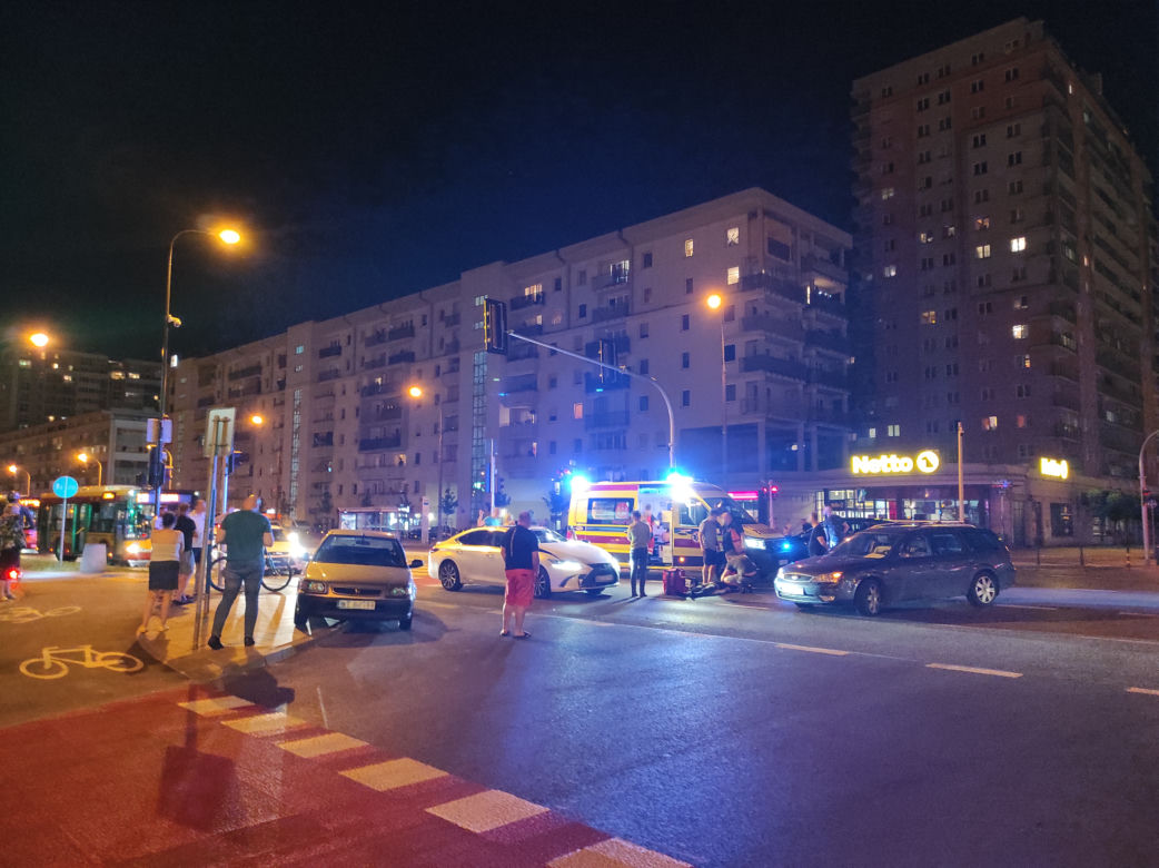 Potworny wypadek na warszawskim Gocławiu