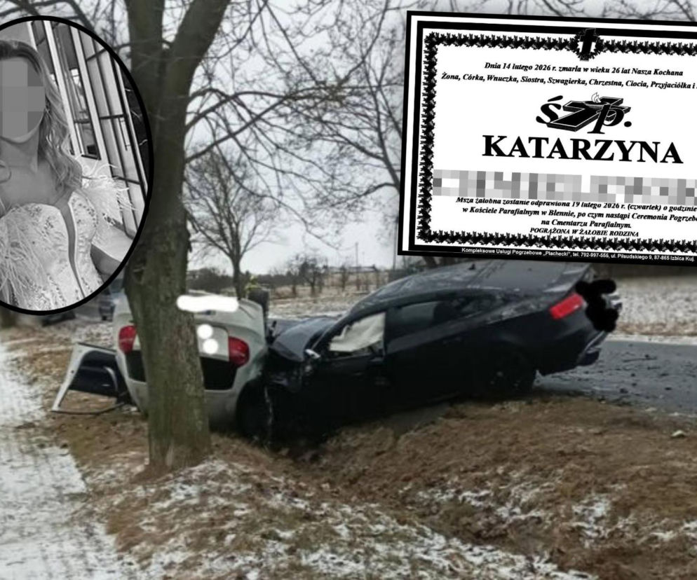 Śmiertelny wypadek w walentynki. Nie żyje ciężarna 26-latka. Kiedy pogrzeb Kasi?