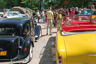 Motoryzacyjne perełki można bylo podziwiać w Białymstoku 