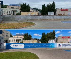 Przy szpitalu SPZOZ w Siedlcach powstał nowy mural!