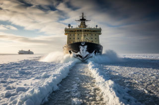 Lód na Bałtyku paraliżuje promy. Kiedy wrócą regularne połączenia?