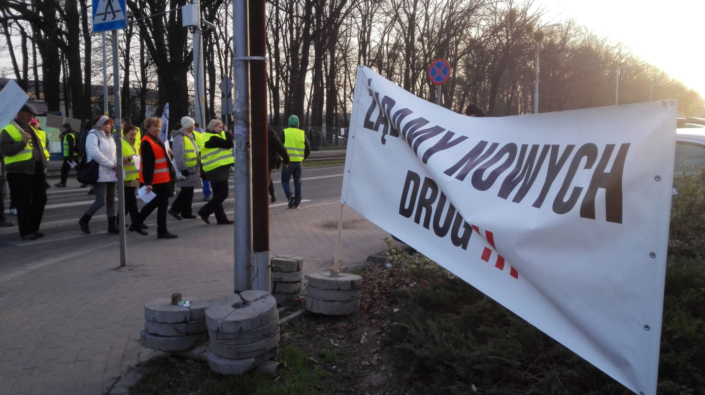 Blokada ulicy Mickiewicza