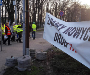 Blokada ulicy Mickiewicza