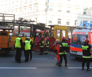 Zderzenie tramwajów w Al. Jerozolimskich