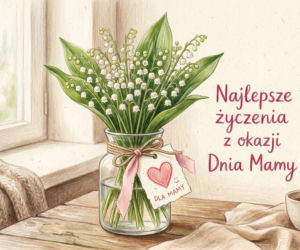 Kartka z życzeniami na Dzień Mamy