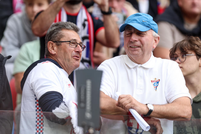 Górnik Zabrze - Lech Poznań: Zdjęcia kibiców i zawodników z meczu 8. kolejki PKO BP Ekstraklasy