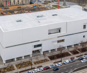 Nowe Centrum Warszawy zimą