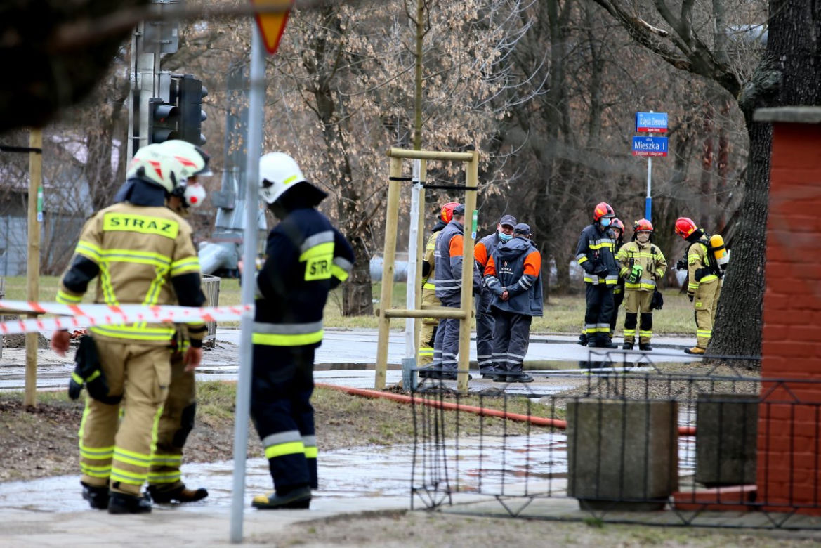 Duży wyciek gazu na Targówku 