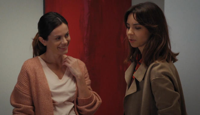 M jak miłość odc. 1919. Kasia (Paulina Lasota), Aneta (Ilona Janyst)